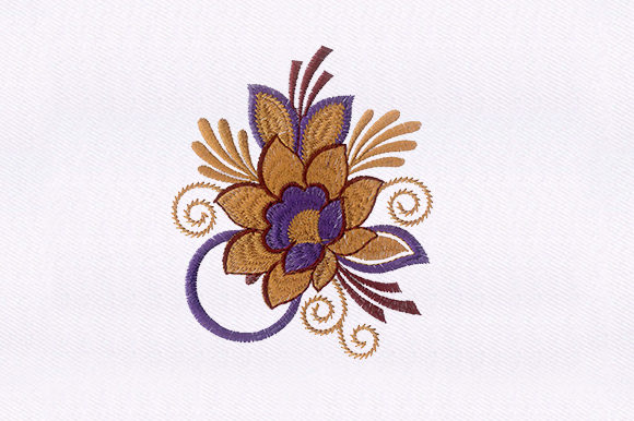 Purple Flower Design